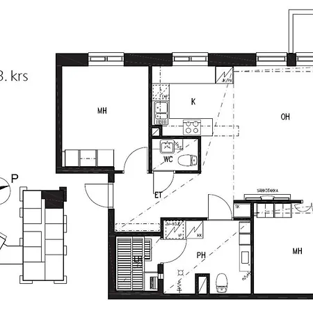 Casa vacanze Kelotaehti A 23 By Interhome Saariselka